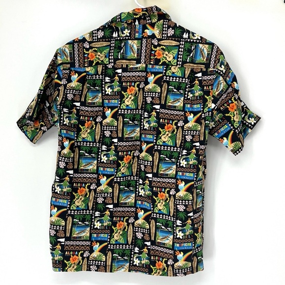 Blue Hawaii men’s button down shirt small - Picture 4 of 4